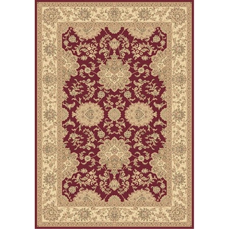 Legacy 5.3 X 7.7 58019-330 Rug - Red
